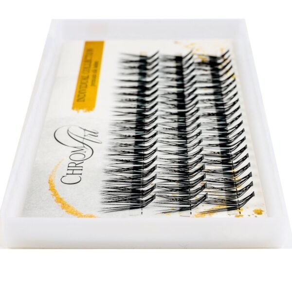 Gene false ChromArt Premium Silk Lashes Curbură L 14