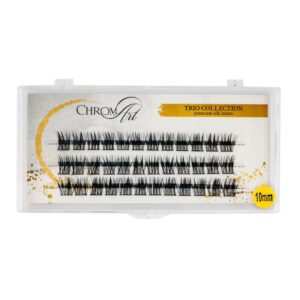 Gene false ChromArt Premium Silk Lashes Curbură Trio 10