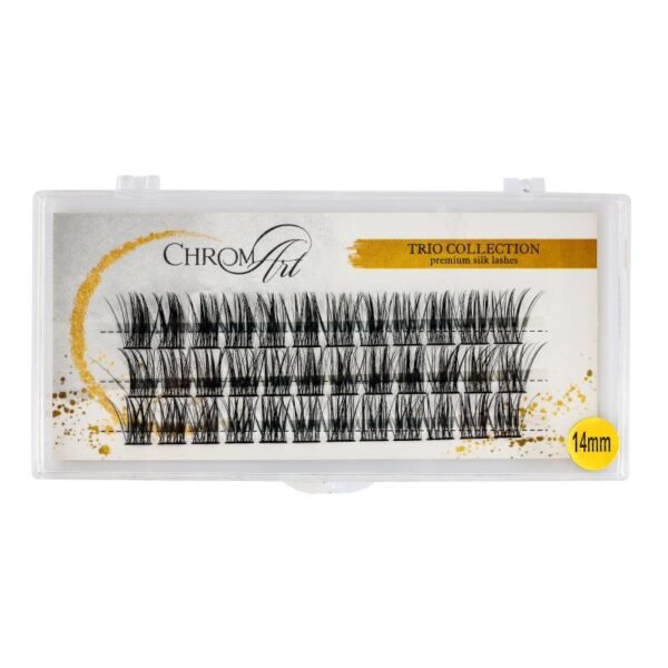 Gene false ChromArt Premium Silk Lashes Curbură Trio 14